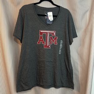 Fanatics Texas A&M University Women's Classic V-Neck Graphic T-Shirt